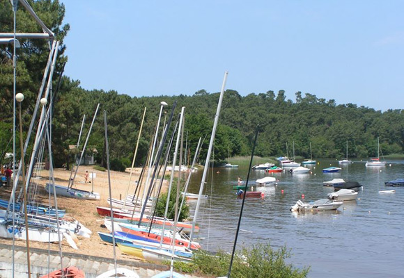 La plage de la Grande Escoure (Lac de Lacanau)