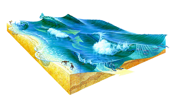 beach break : plage de lacanau