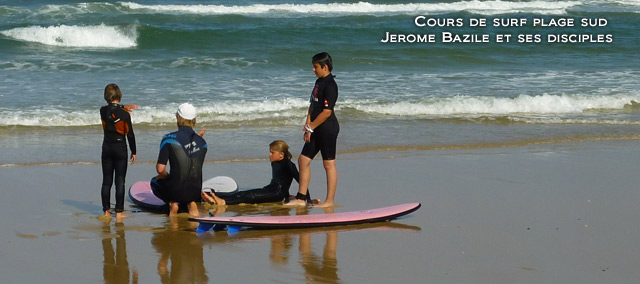 Cours de surf à Lacanau - Plage sud