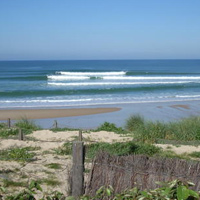 photo de la plage de lacanau