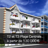 T2 et T3 &agrave; vendre plage centrale de Lacanau oc&eacute;an