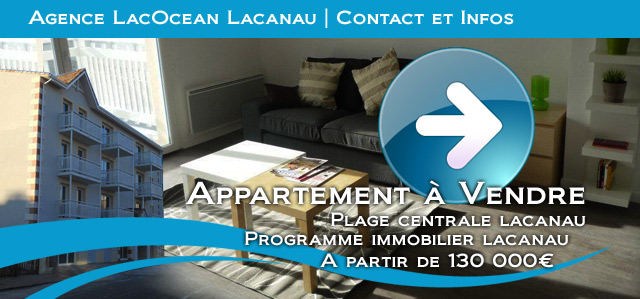 Programme immobilier lacanau oc&eacute;an - derniers appartements T2 et T3 &agrave; vendre