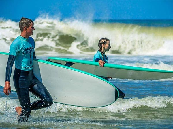 cours de surf et initiation a lacanau ocean plage nord
