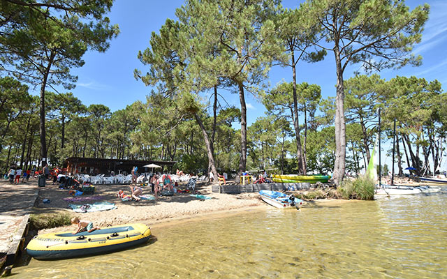 photo camping lacanau : le tedey