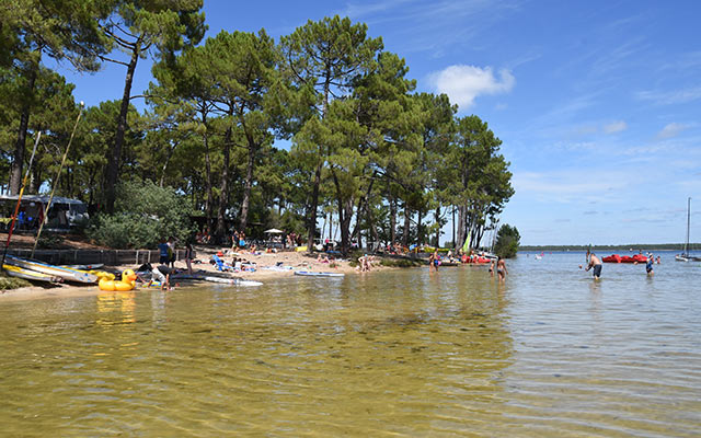 photo camping lacanau : le tedey