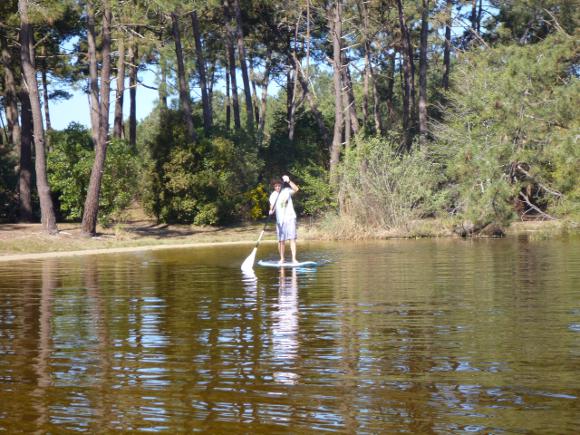 Les iles du lac en SUP