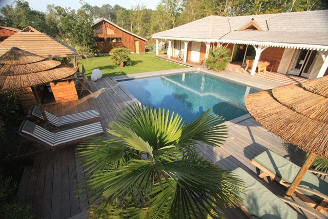 chambre d'hotes lacanau proche moutchic avec piscine