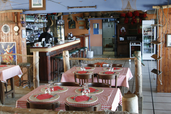 terrasse du restauant de lacanau la conche