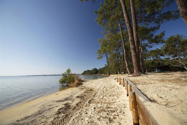 plage lac lacanau le tedey