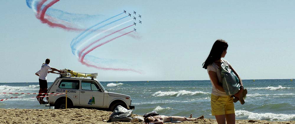 plage surveillée de Lacanau