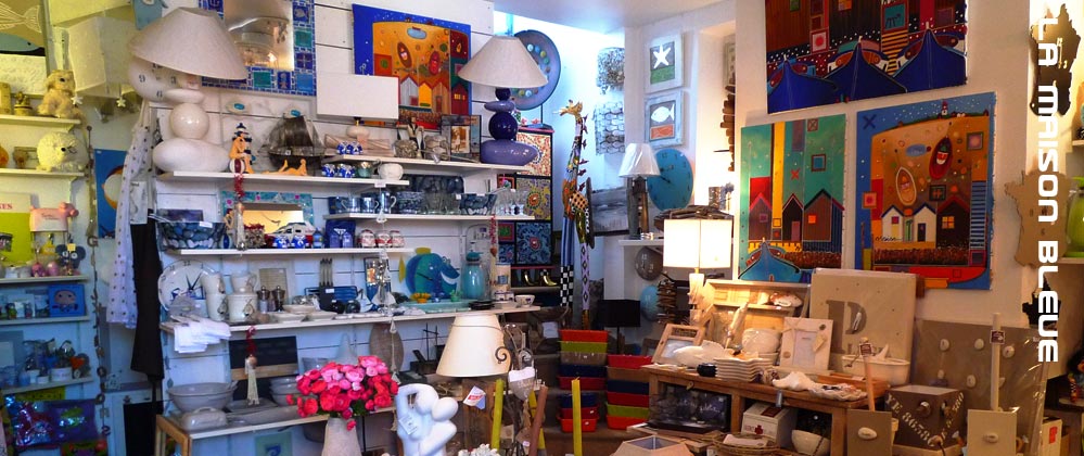 commerce � lacanau La maison Bleue allee pierre ortal