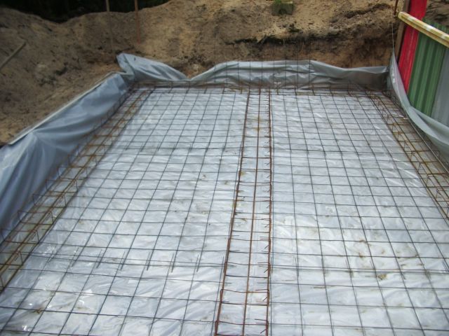 ferraillage chappe piscine béton