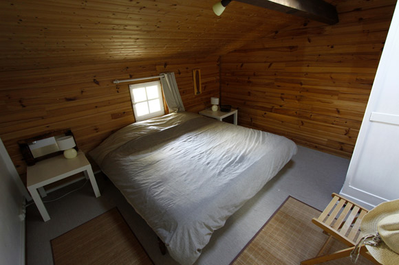 2 chambres avec lit double ou 2 lits simple au choix.