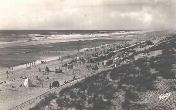 panorama et photo panoramique de la plage de lacanau
